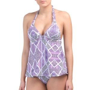 SUNSEEKER Australian Designed Halter Tankini Set